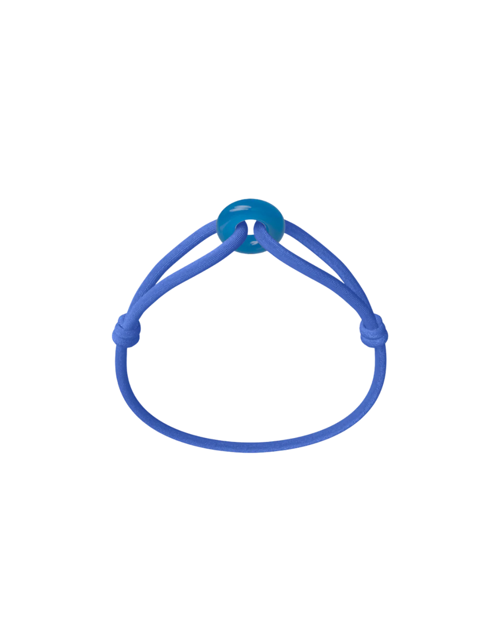 Blue soho cord bracelet