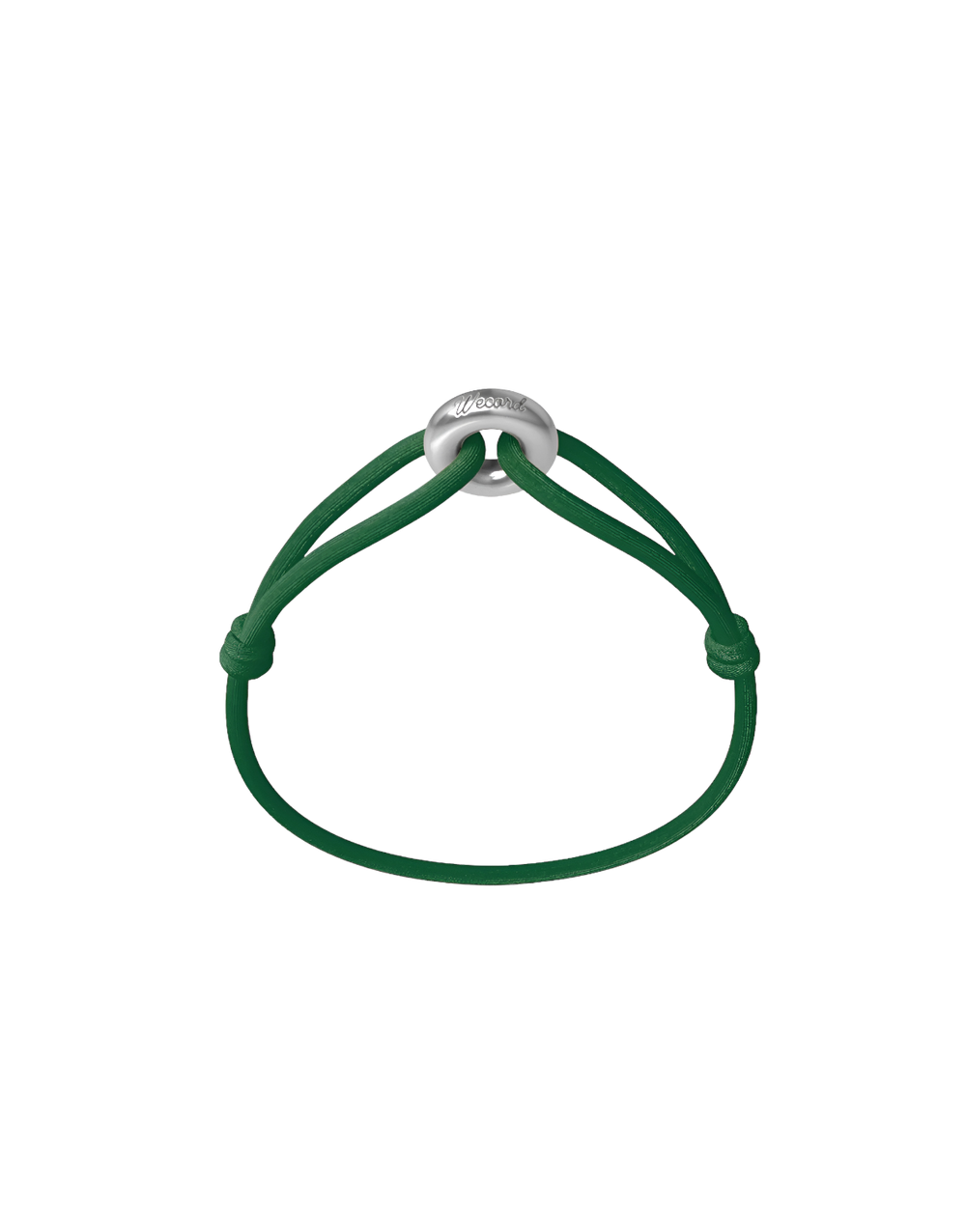 Silver soho cord bracelet