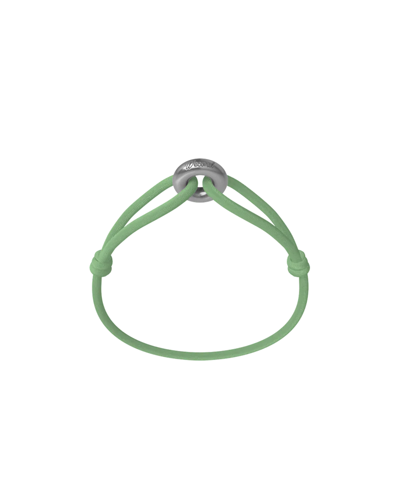 Silver soho cord bracelet