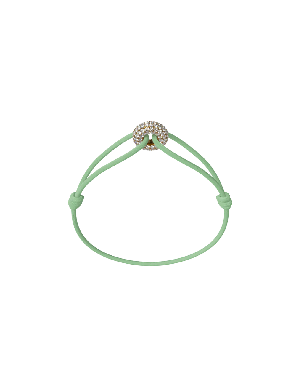 Mini rose soho pavé cord bracelet
