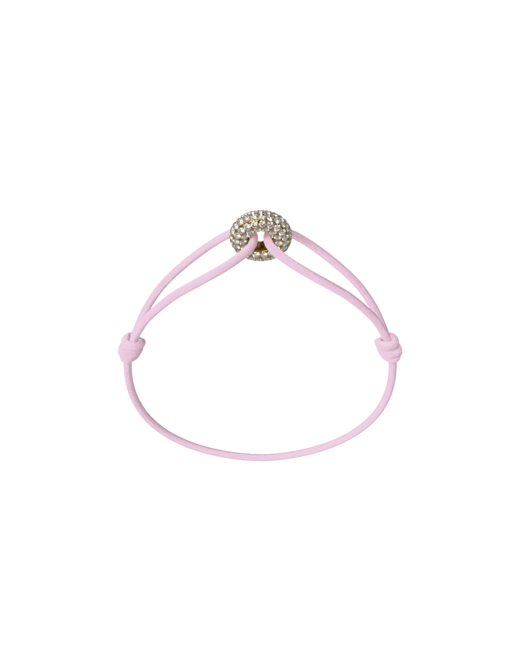 Mini rose soho pavé cord bracelet