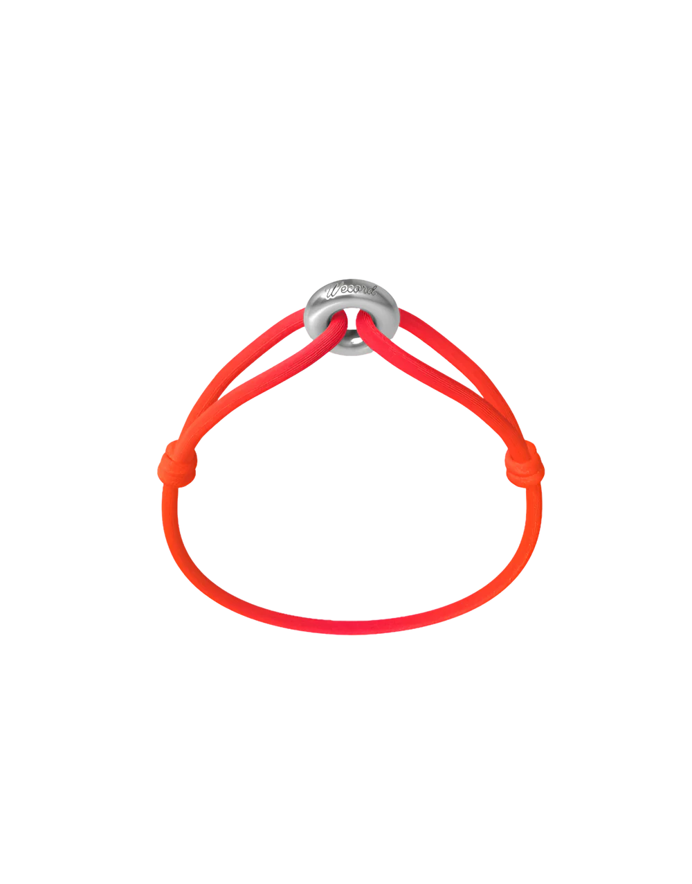 Silver soho cord bracelet