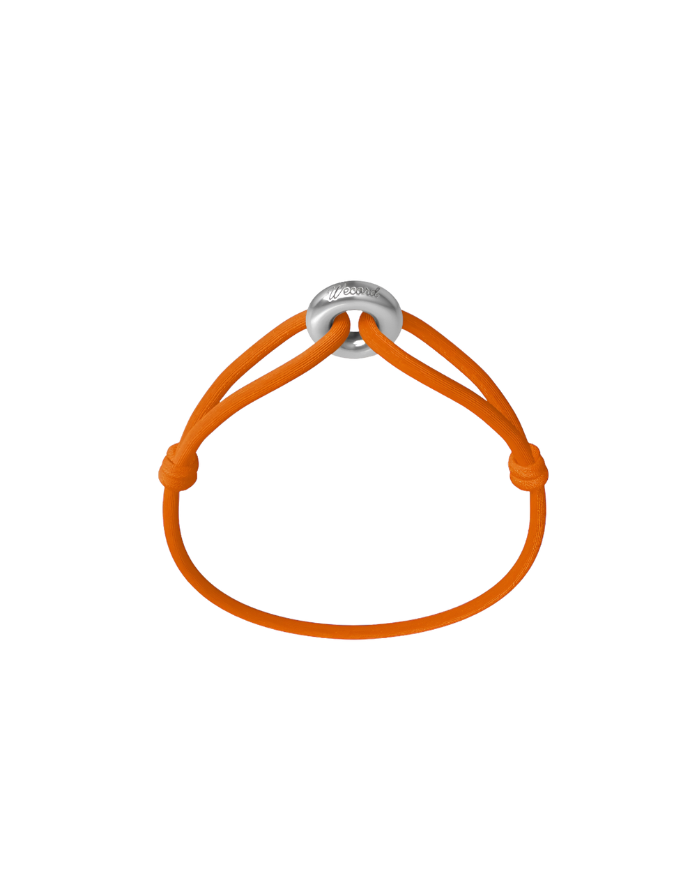 Silver soho cord bracelet