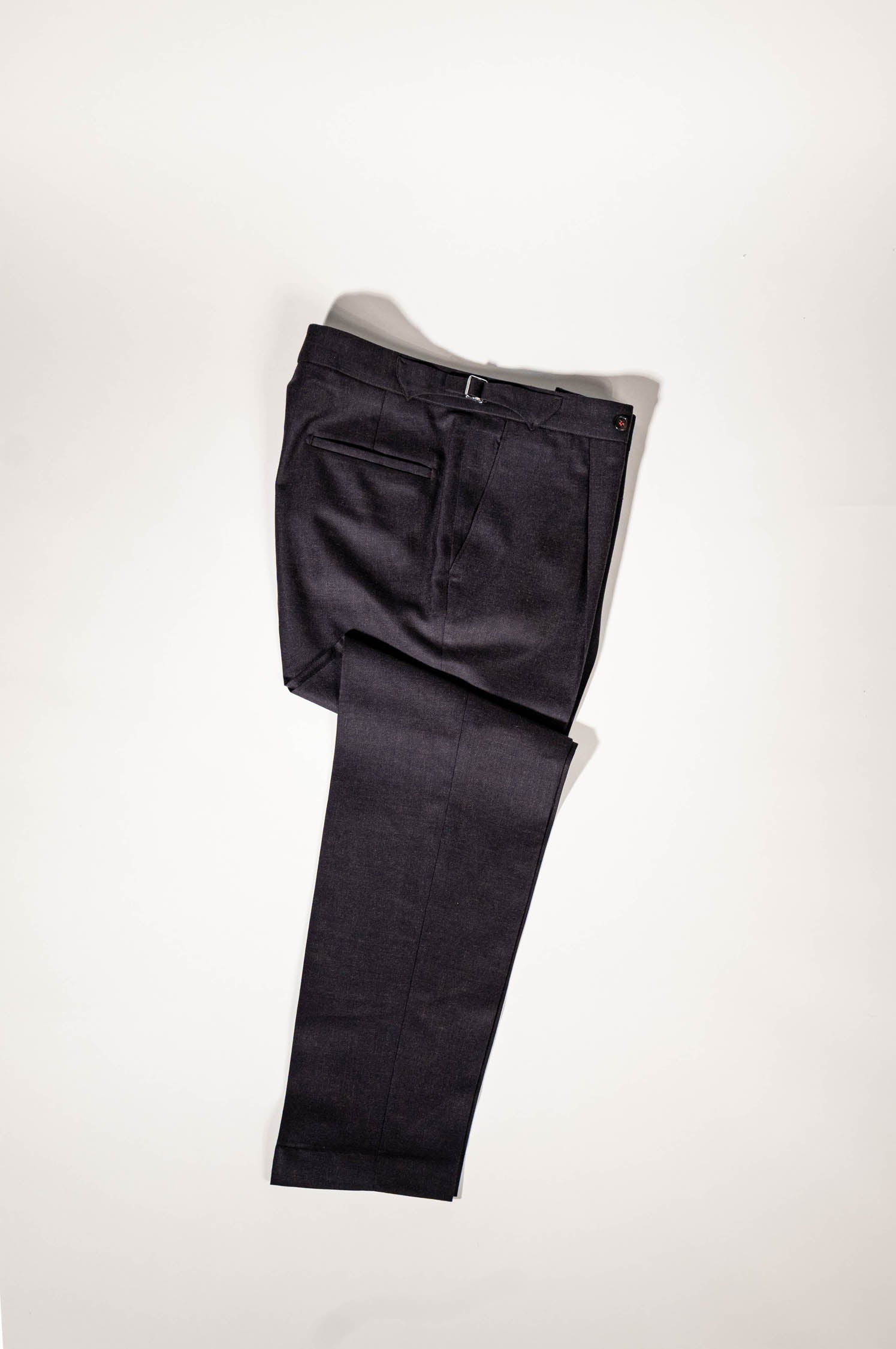 Osman Abdul Razak menswear Brown Classic Trouser with softly tailored construction for everyday ease