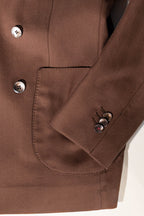 Osman Abdul Razak menswear – ceremonial brown jacket with 3-button sleeve detailing