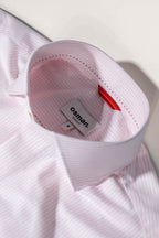 Osman Abdul Razak menswear Pink Stripe Classic Shirt adding subtle character to timeless dressing
