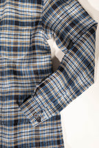 Refined menswear by Osman Abdul Razak – Madras Check Jacket designed for transitional weather and off-duty polish
