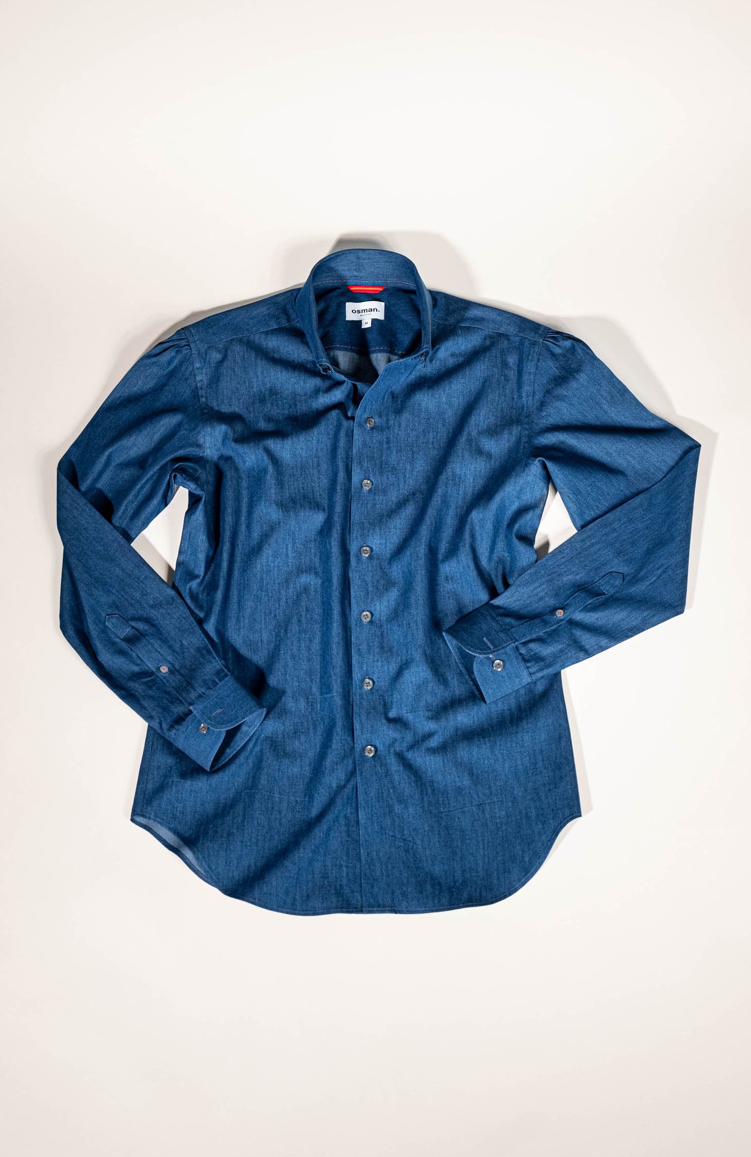 Osman Abdul Razak menswear Madras Shirt in checks and denim with relaxed tailoring