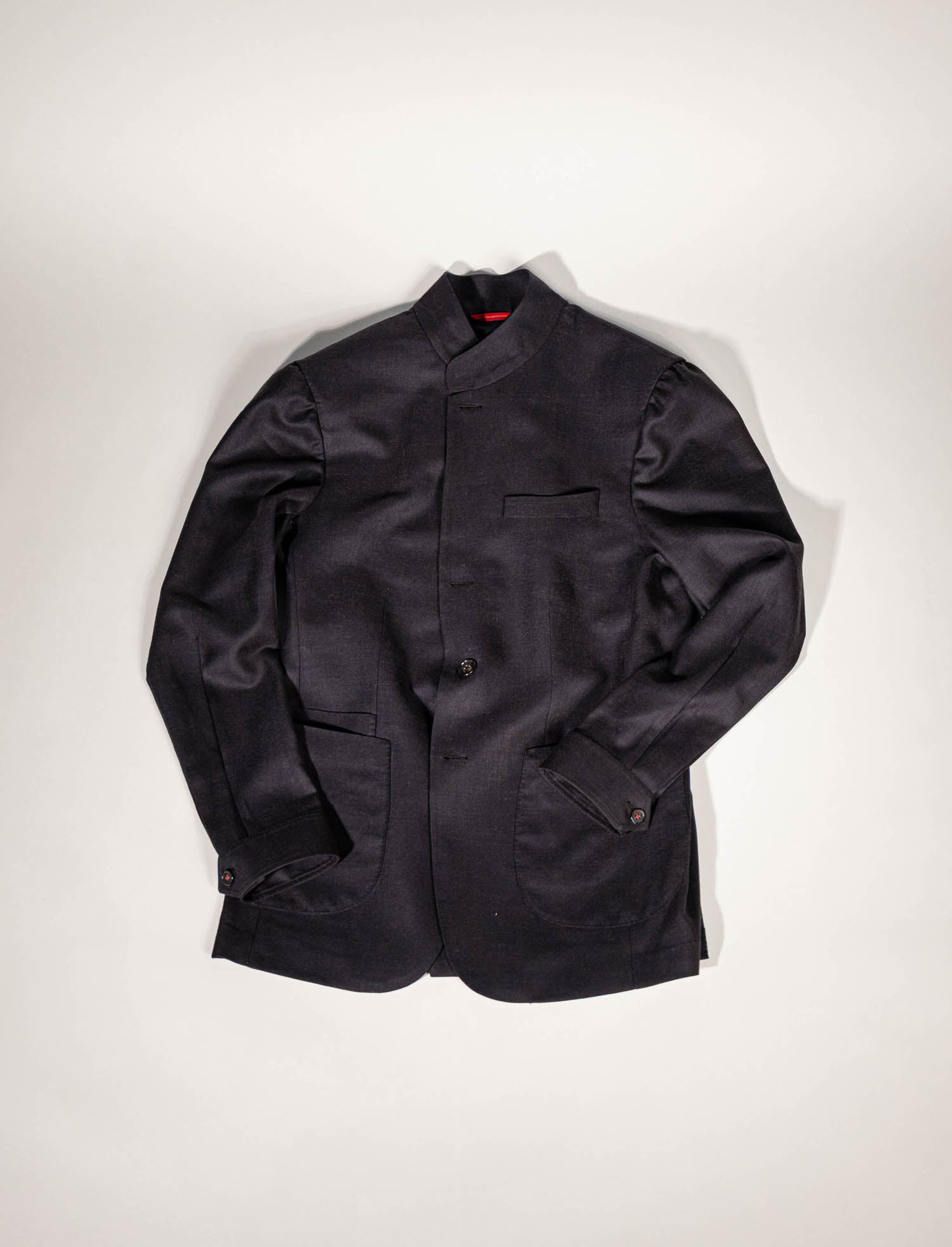 Refined menswear by Osman Abdul Razak Gala Jacket with house style patch pockets and unlined structure