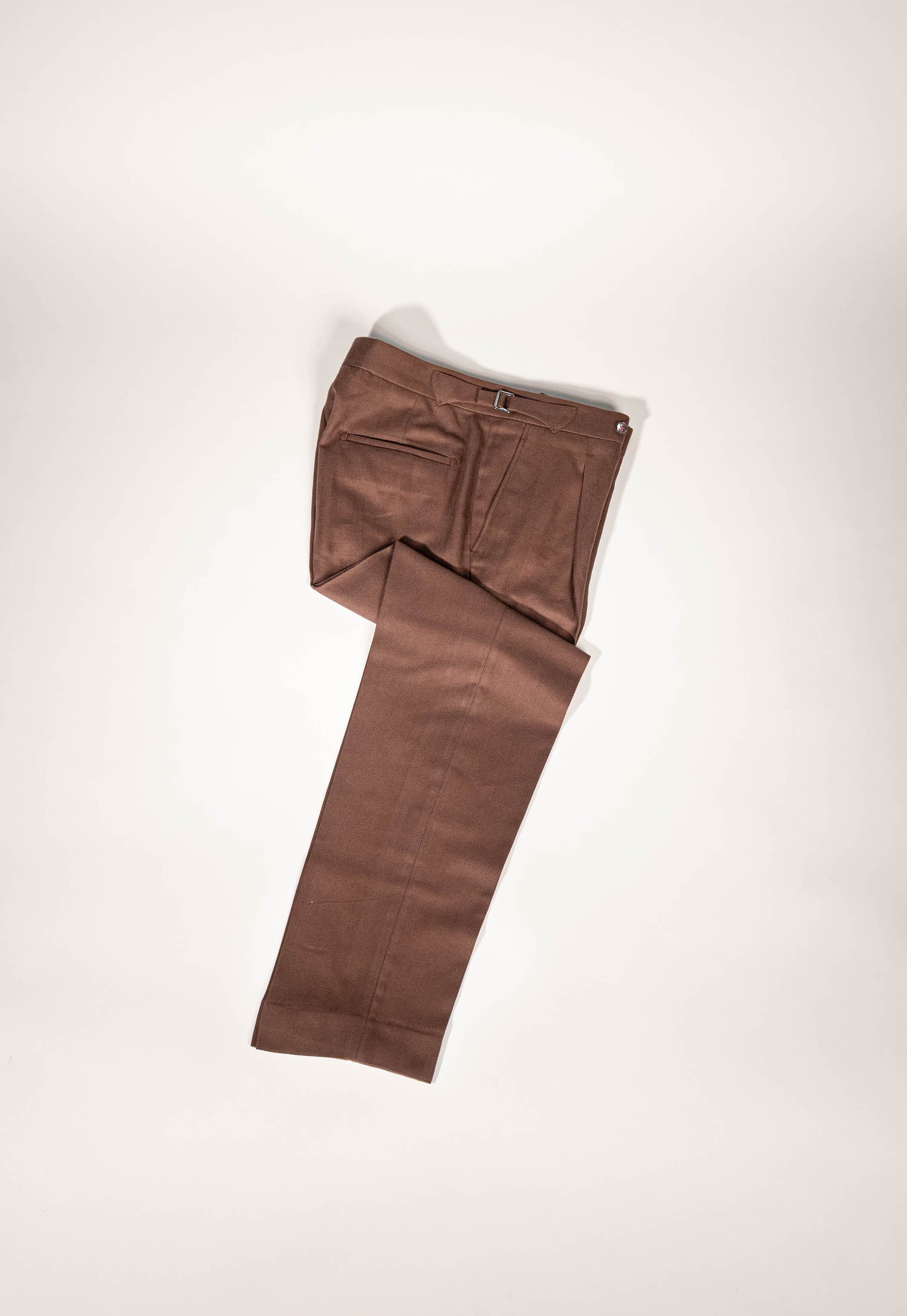 Osman Abdul Razak menswear – Cinnamon Classic Trouser with natural drape and tailored finish
