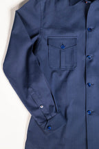 Osman Abdul Razak menswear – Everyday Overshirt in cotton twill with soft hand and structured drape