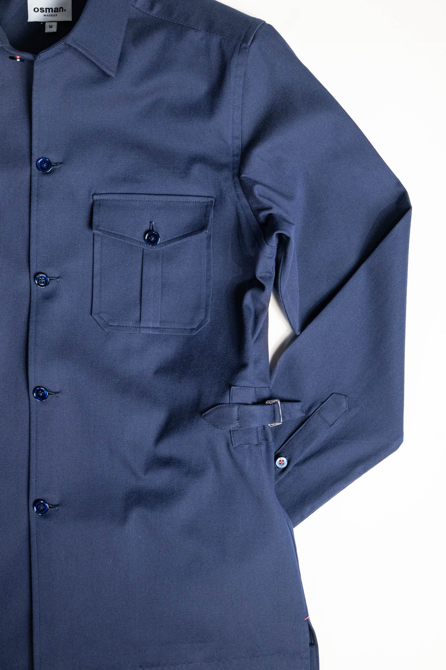 Osman Abdul Razak menswear – refined overshirt balancing utility and understated elegance