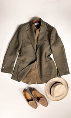 Osman Abdul Razak menswear three button jacket offering structure movement and refined versatility