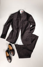Tailored menswear by Osman Abdul Razak Gala Jacket in self structured design for timeless appeal