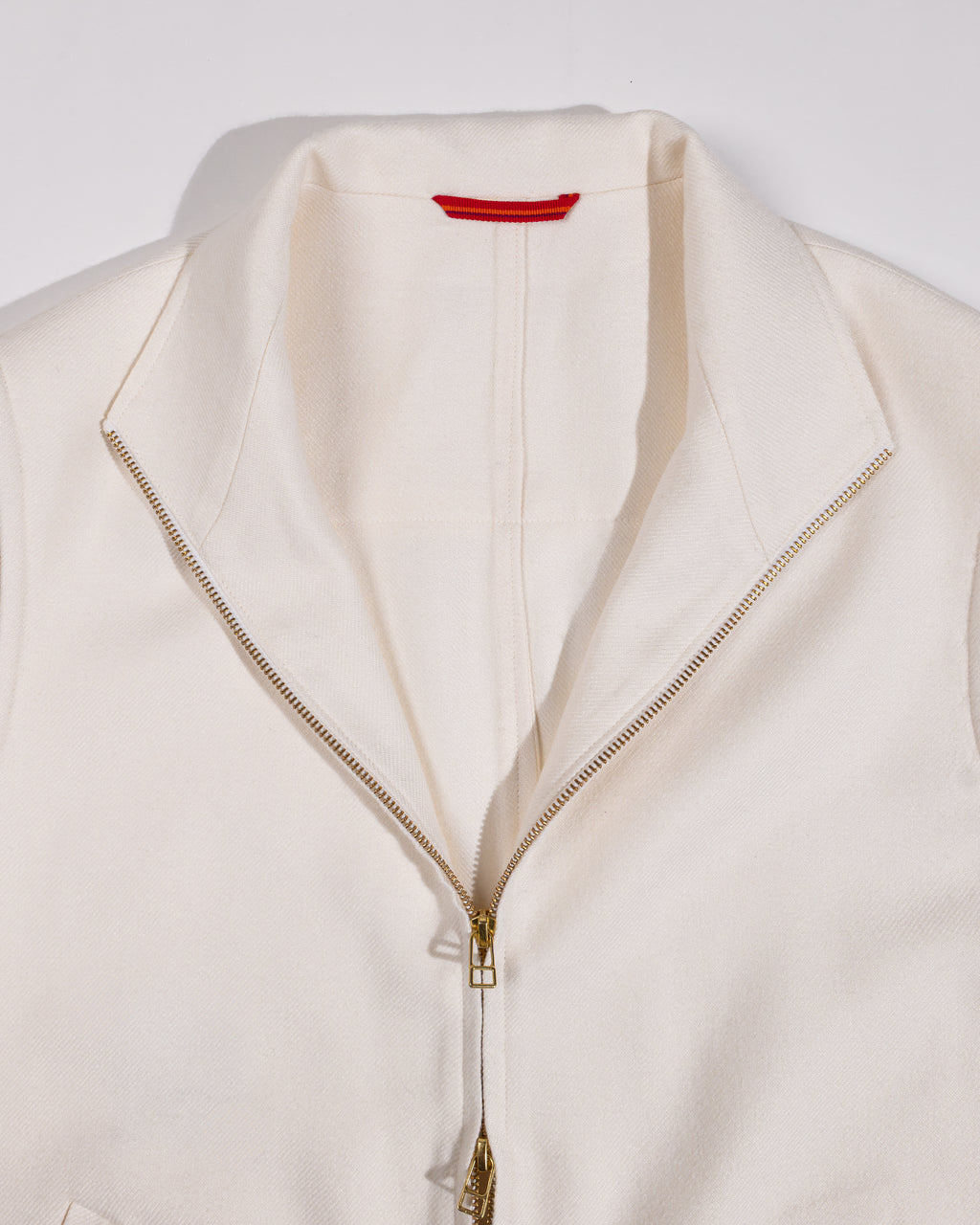 Zipper Gilet - White