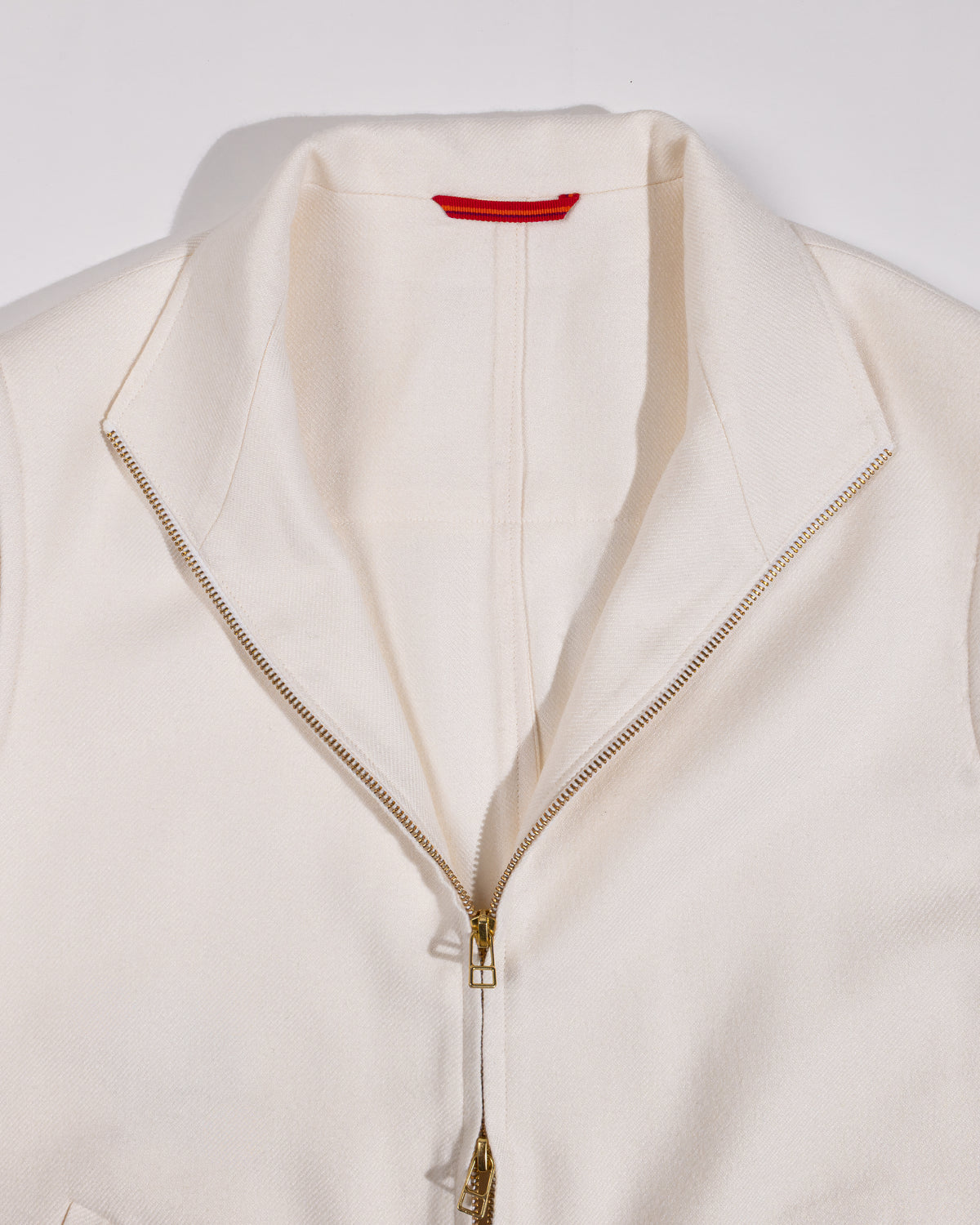 Zipper Gilet - White