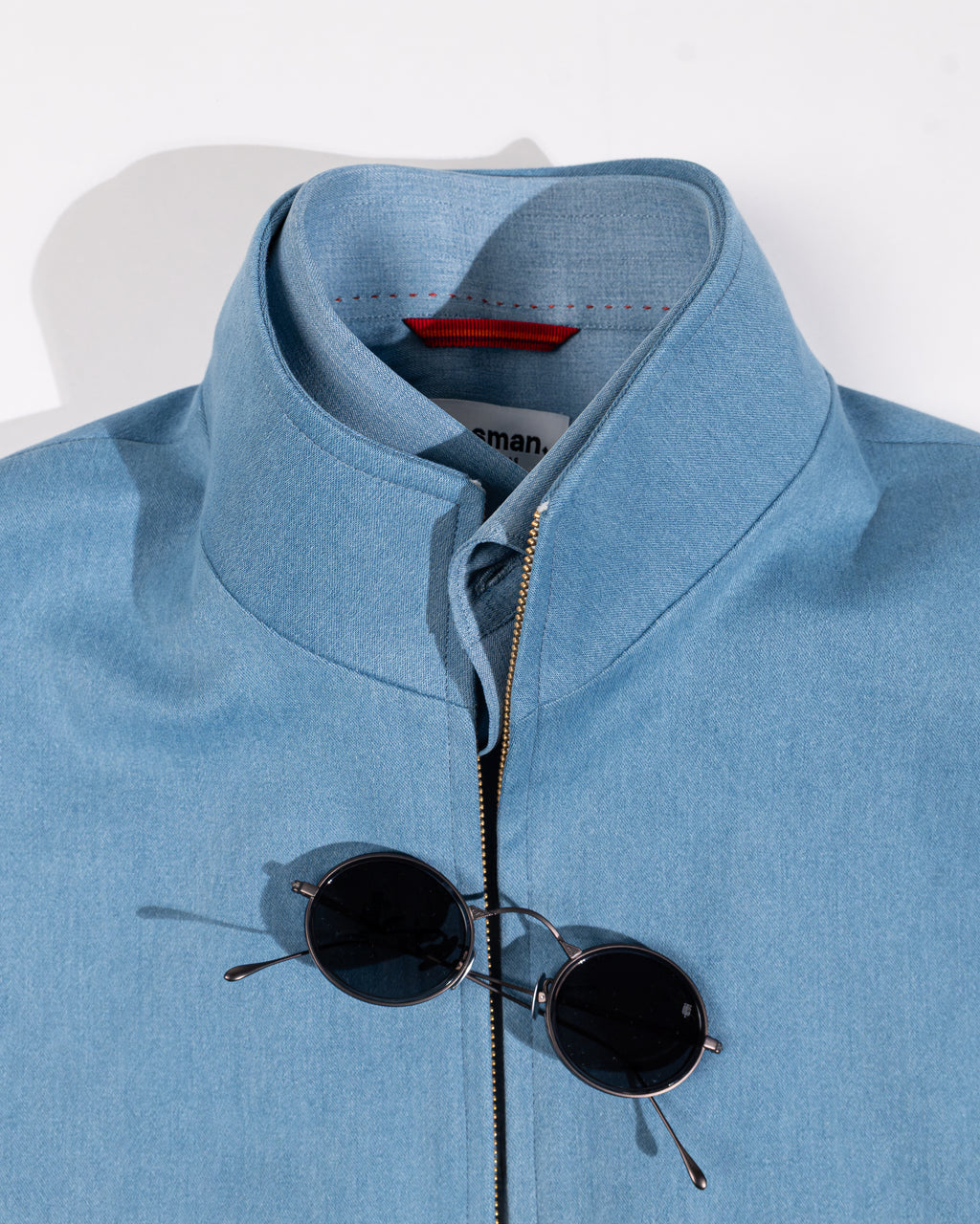 Zipper Gilet - Denim