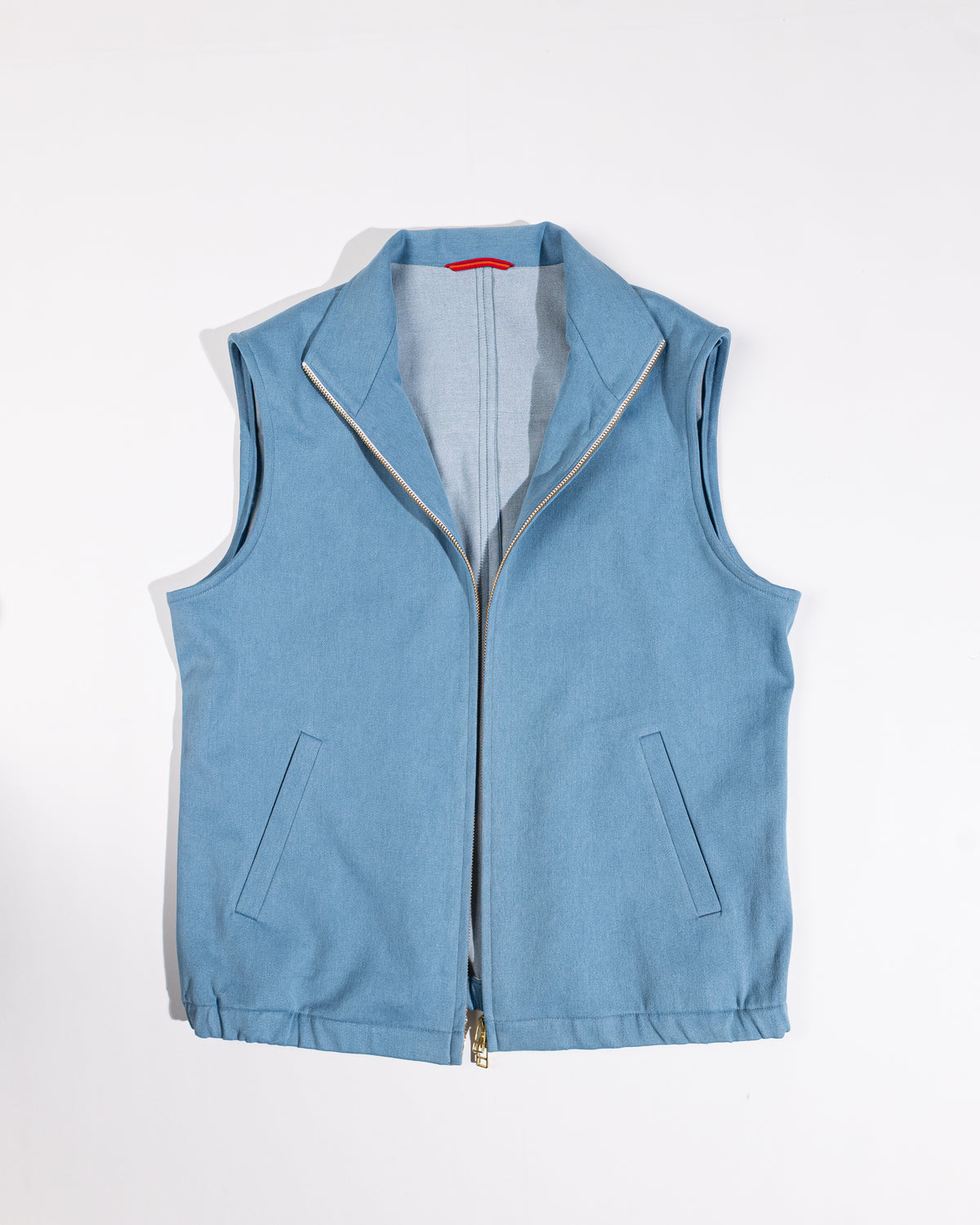 Zipper Gilet - Denim