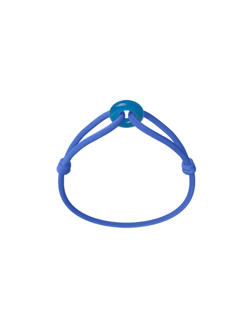 Blue soho cord bracelet