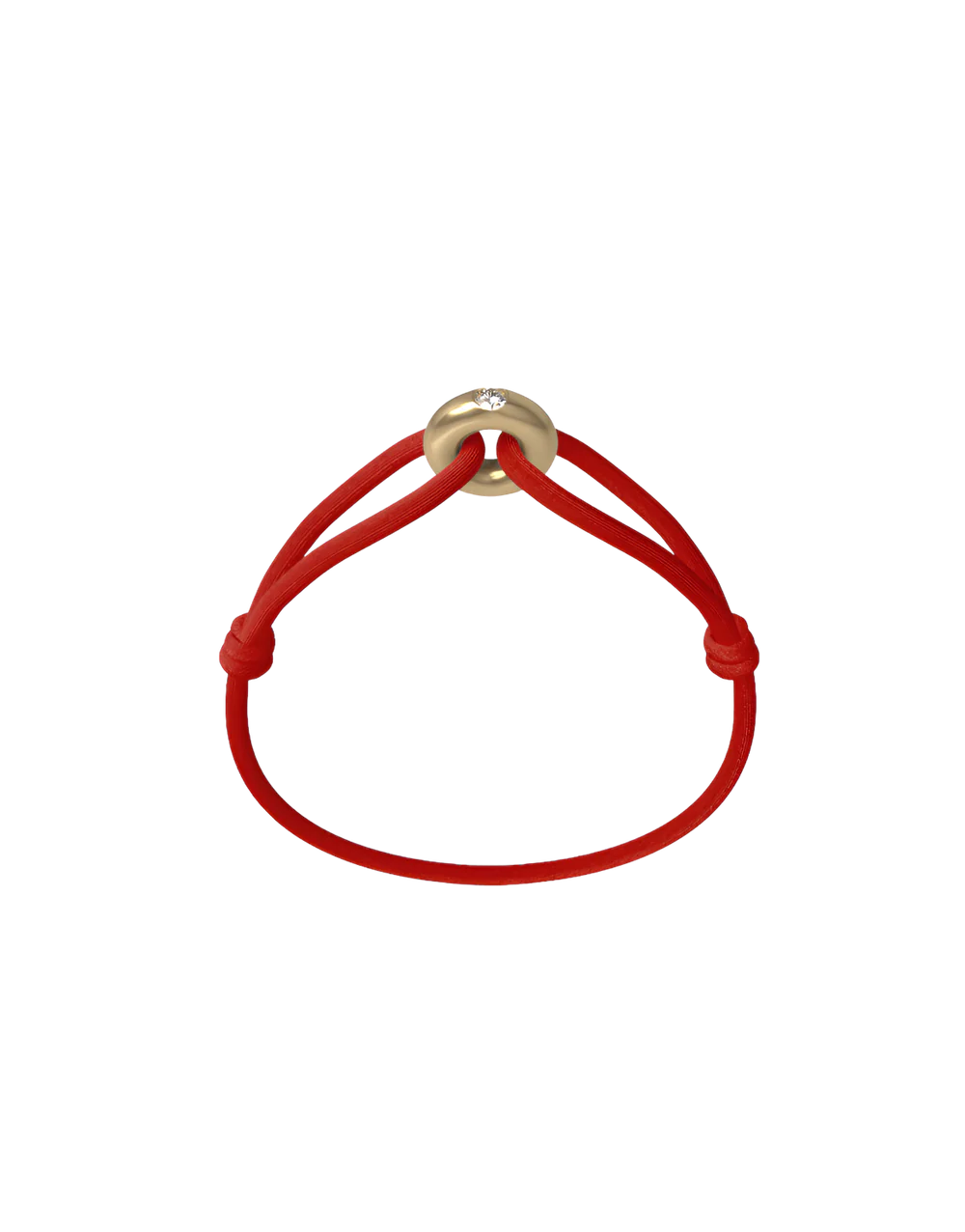 Golden soho diamond cord bracelet
