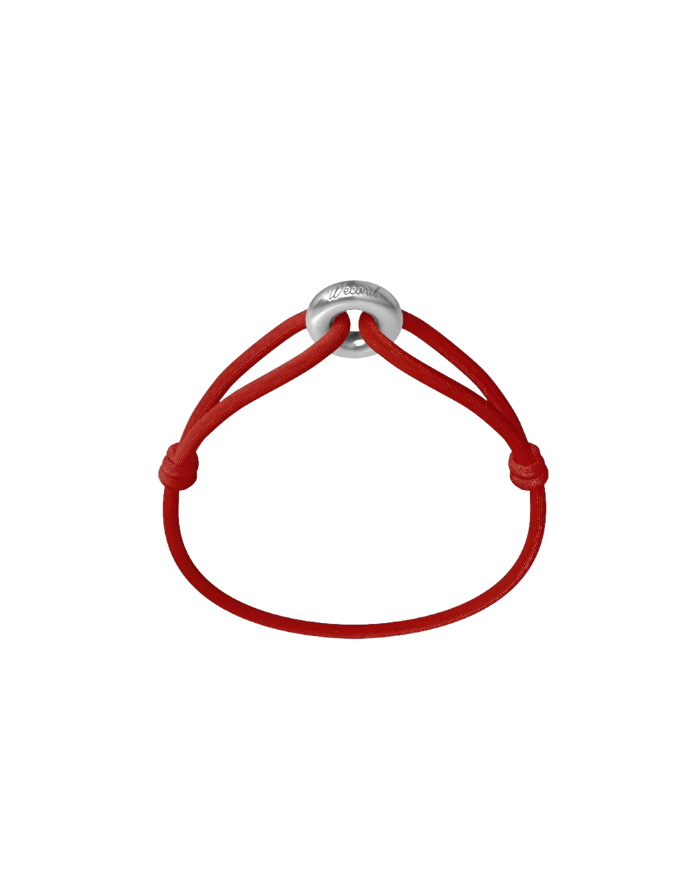 Silver soho cord bracelet