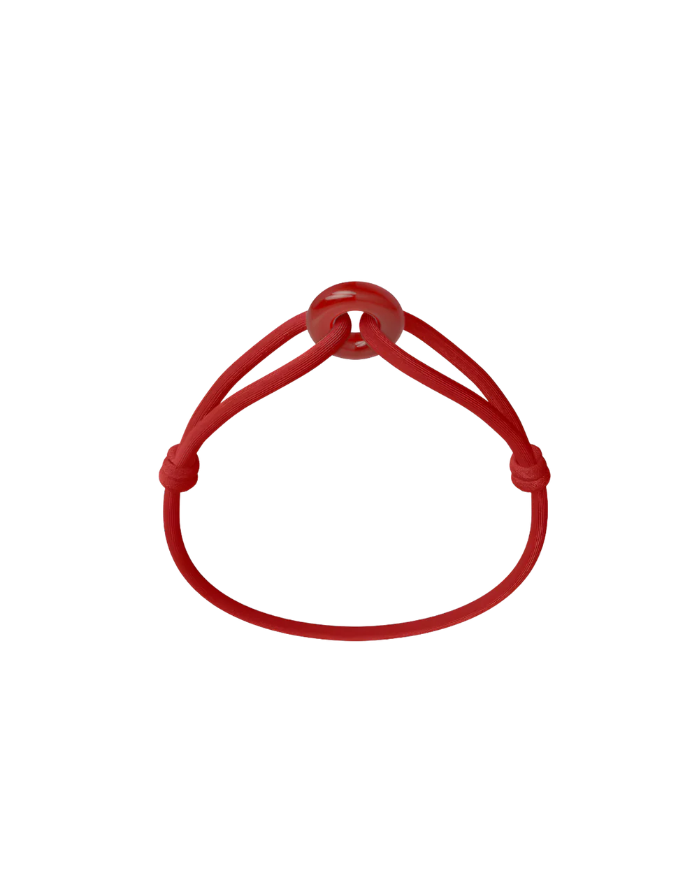 Red soho cord bracelet