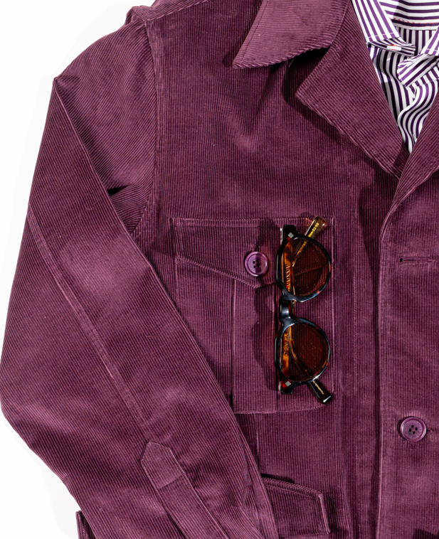 Sahariana - Purple Corduroy