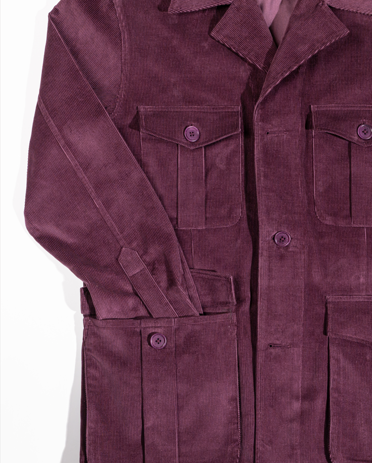 Sahariana - Purple Corduroy