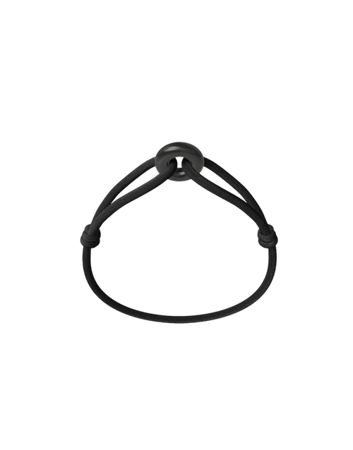 Black soho cord bracelet