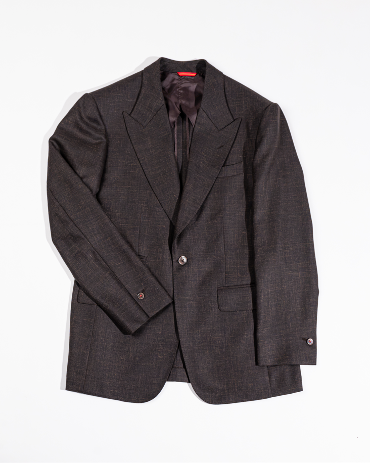 Single Breasted Jacket - Brown