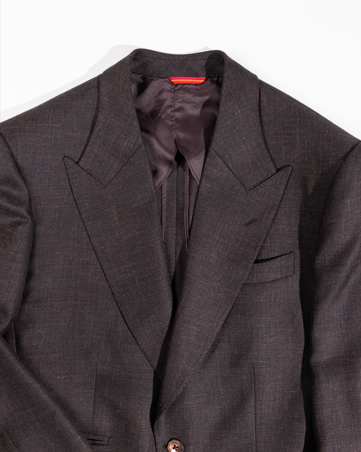 Single Breasted Jacket - Brown