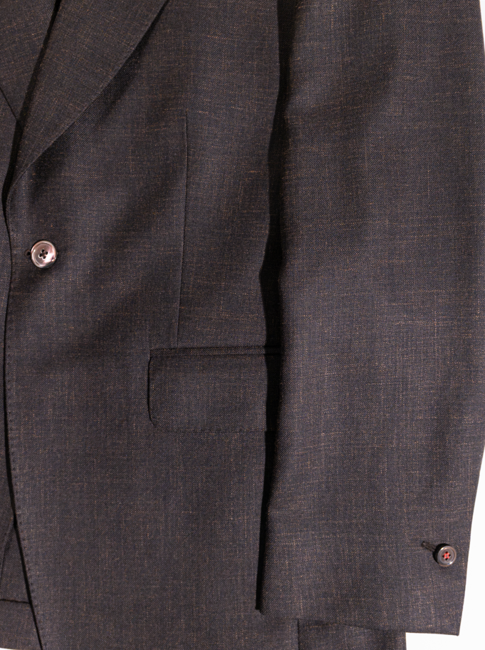 Single Breasted Jacket - Brown
