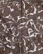 Dress Shirt - Brown Print