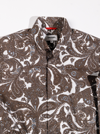 Dress Shirt - Brown Print