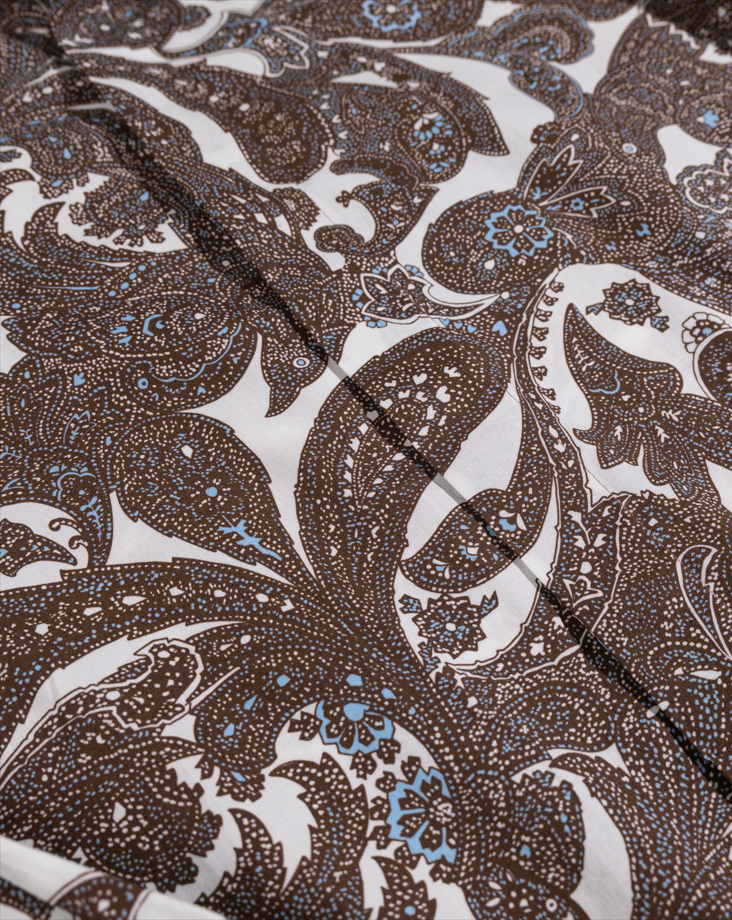 Dress Shirt - Brown Print