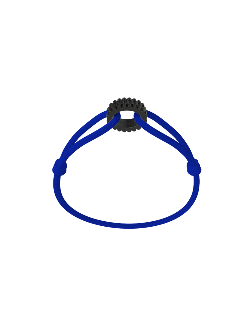Carbon Regent cord bracelet
