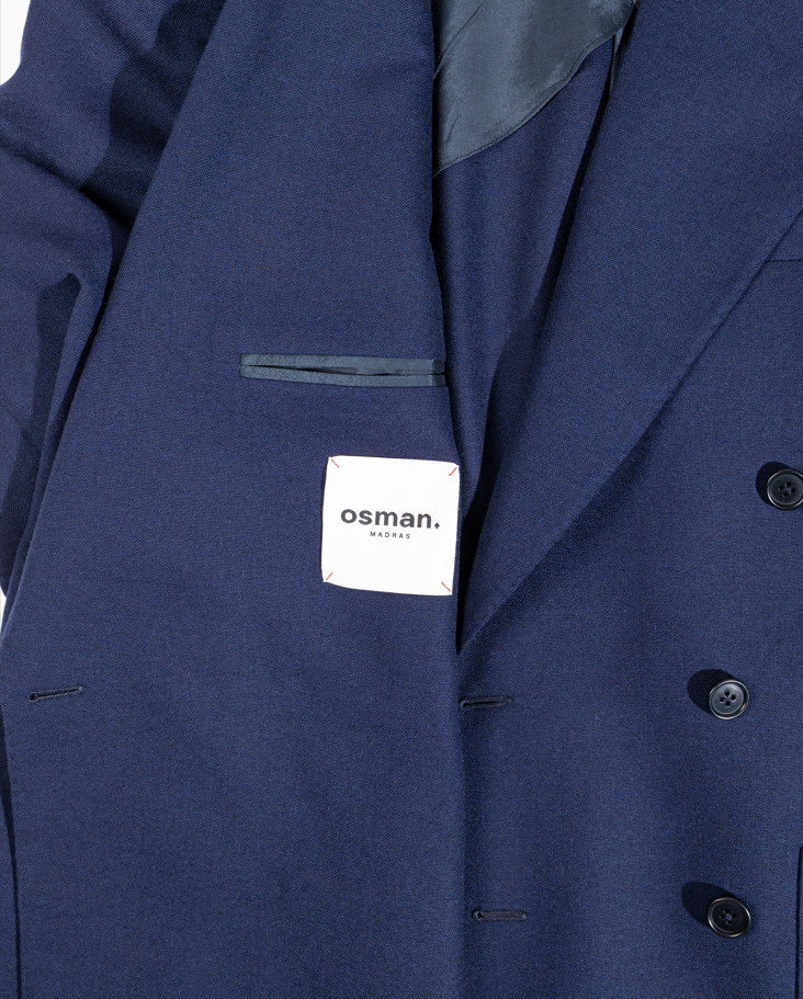 Double Breasted Jacket - Navy