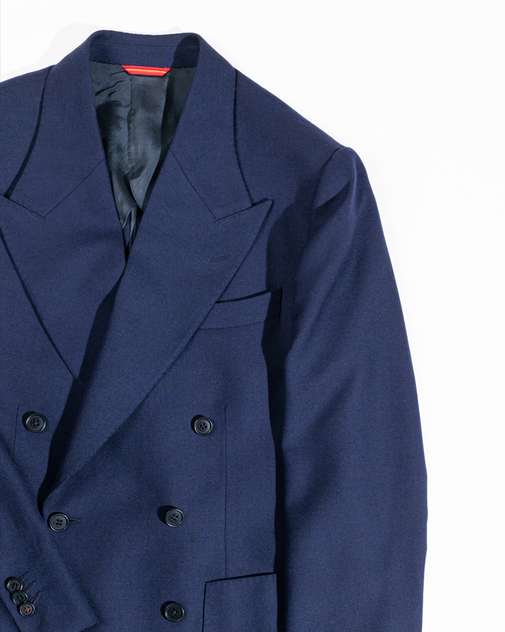 Double Breasted Jacket - Navy
