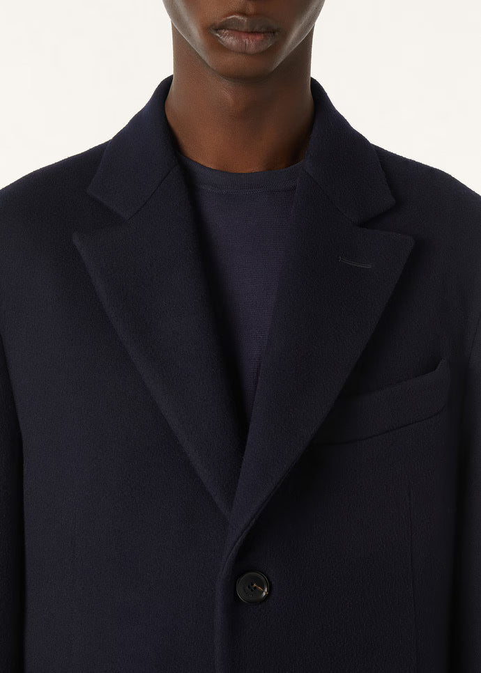 Black velvet coat
