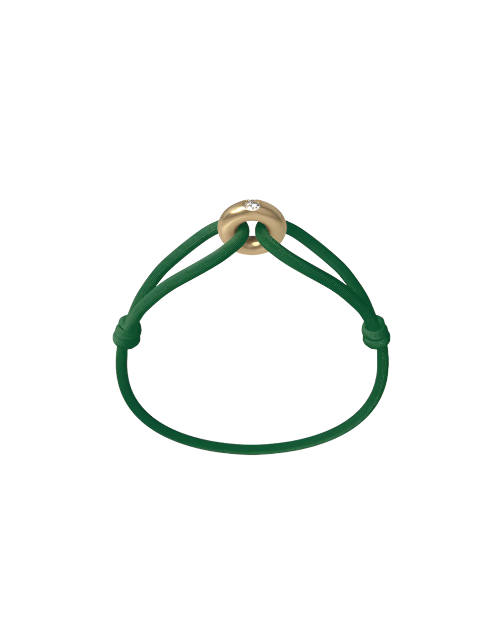 Golden soho diamond cord bracelet