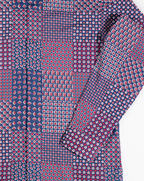 Dress Shirt - Navy Print