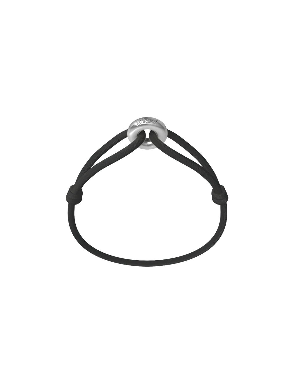 Silver soho cord bracelet