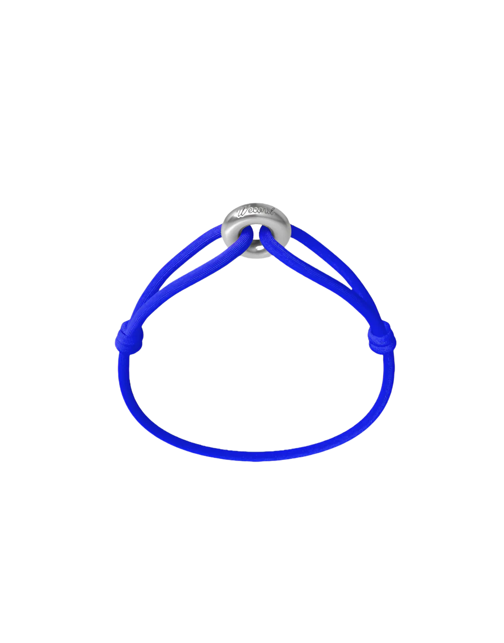 Silver soho cord bracelet